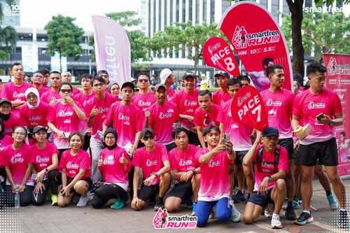 Race photo from Smartfren Run 2025 Vibes