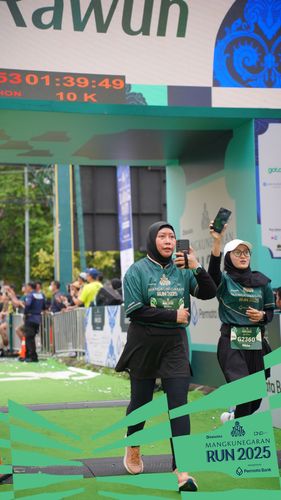 Race photo from Mangkunegaran Run 2025