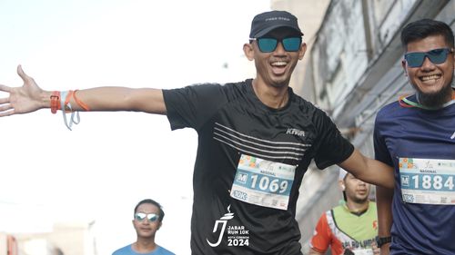 Race photo from Jabar Run 10K 2024