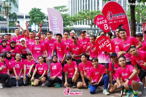 Race photo from Smartfren Run 2025 Vibes