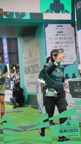 Race photo from Mangkunegaran Run 2025