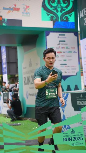 Race photo from Mangkunegaran Run 2025