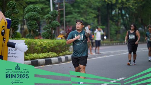 Race photo from Mangkunegaran Run 2025