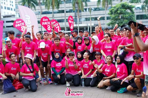 Race photo from Smartfren Run 2025 Vibes