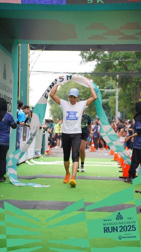 Race photo from Mangkunegaran Run 2025