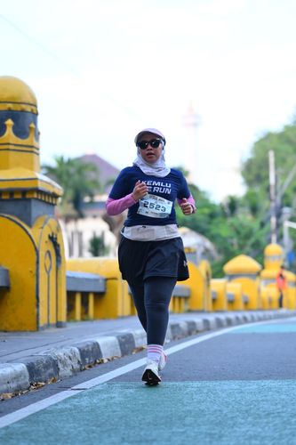 Race photo from KEMLU RUN 2025