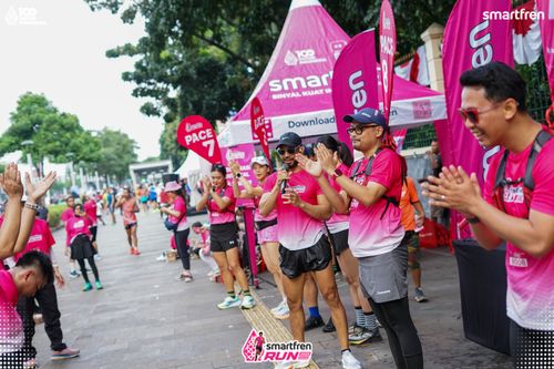 Race photo from Smartfren Run 2025 Vibes