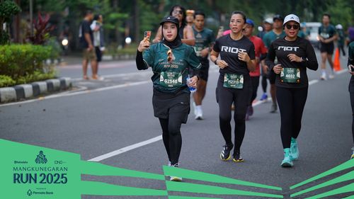 Race photo from Mangkunegaran Run 2025