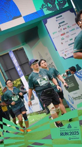 Race photo from Mangkunegaran Run 2025