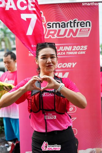 Race photo from Smartfren Run 2025 Vibes