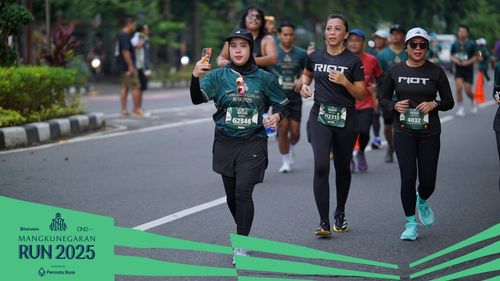 Race photo from Mangkunegaran Run 2025