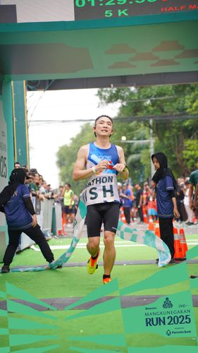Race photo from Mangkunegaran Run 2025