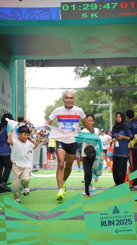 Race photo from Mangkunegaran Run 2025