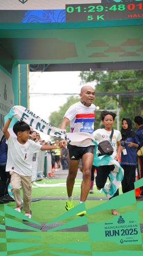 Race photo from Mangkunegaran Run 2025
