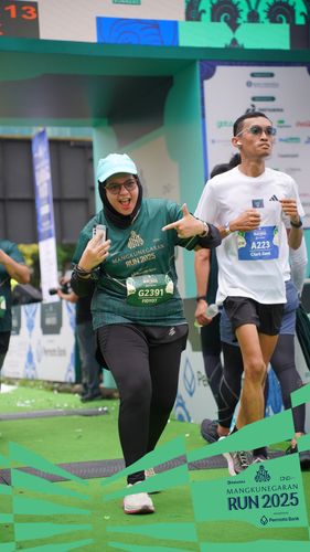 Race photo from Mangkunegaran Run 2025