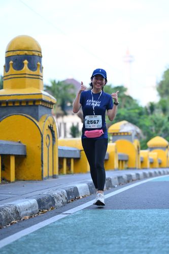 Race photo from KEMLU RUN 2025
