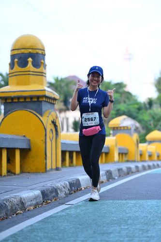 Race photo from KEMLU RUN 2025
