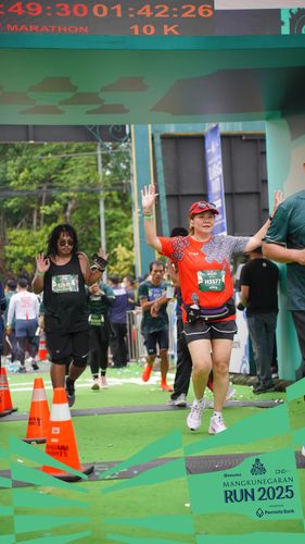 Race photo from Mangkunegaran Run 2025