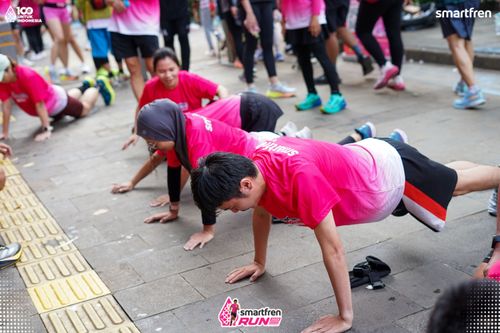 Race photo from Smartfren Run 2025 Vibes