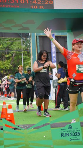 Race photo from Mangkunegaran Run 2025