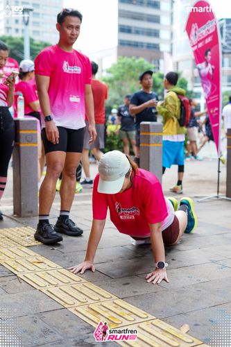 Race photo from Smartfren Run 2025 Vibes