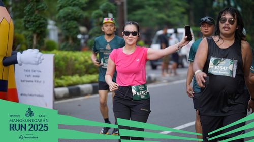 Race photo from Mangkunegaran Run 2025