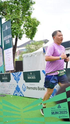 Race photo from Mangkunegaran Run 2025