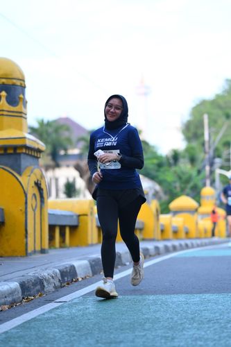 Race photo from KEMLU RUN 2025