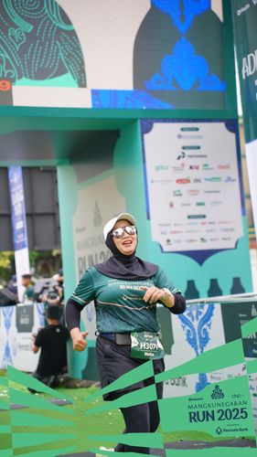 Race photo from Mangkunegaran Run 2025