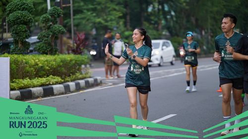 Race photo from Mangkunegaran Run 2025