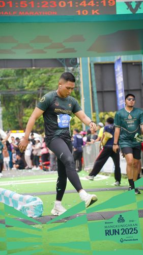 Race photo from Mangkunegaran Run 2025