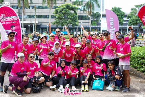 Race photo from Smartfren Run 2025 Vibes