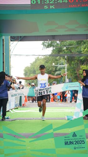Race photo from Mangkunegaran Run 2025