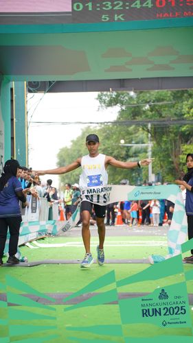 Race photo from Mangkunegaran Run 2025