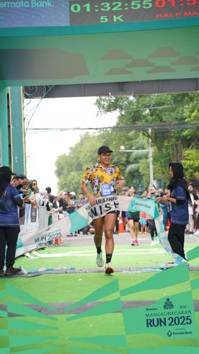 Race photo from Mangkunegaran Run 2025
