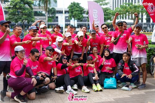 Race photo from Smartfren Run 2025 Vibes