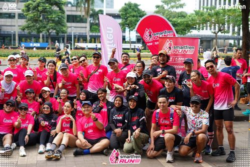 Race photo from Smartfren Run 2025 Vibes