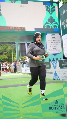 Race photo from Mangkunegaran Run 2025