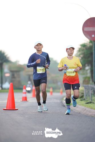 Race photo from Taman Budaya x BOGORUN 2025