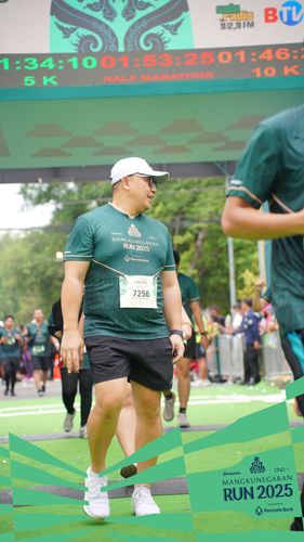 Race photo from Mangkunegaran Run 2025