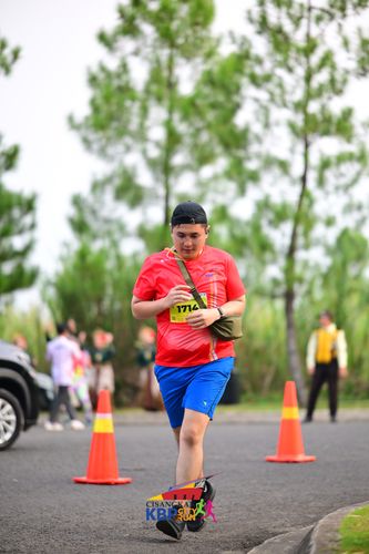 Race photo from CISANGKAN KBP CITY RUN 2025