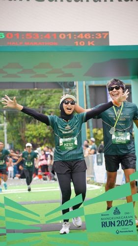 Race photo from Mangkunegaran Run 2025