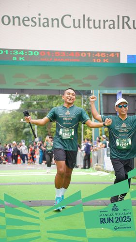Race photo from Mangkunegaran Run 2025