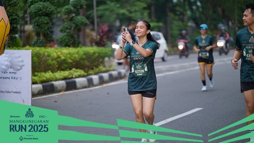 Race photo from Mangkunegaran Run 2025