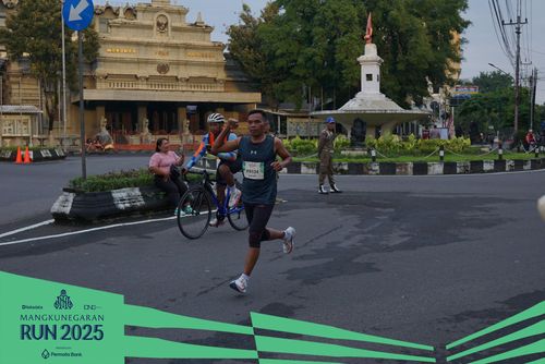 Race photo from Mangkunegaran Run 2025
