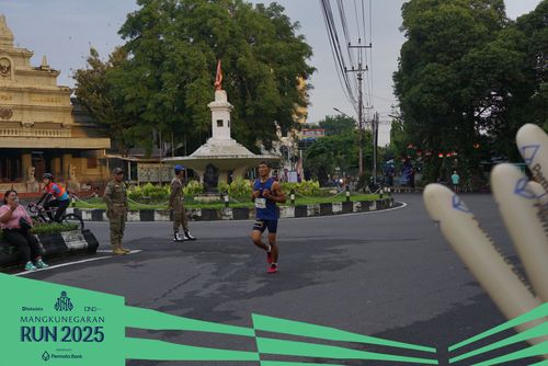 Race photo from Mangkunegaran Run 2025