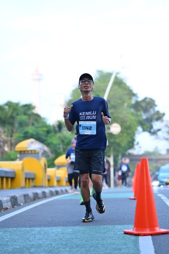 Race photo from KEMLU RUN 2025
