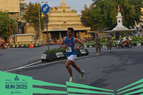 Race photo from Mangkunegaran Run 2025