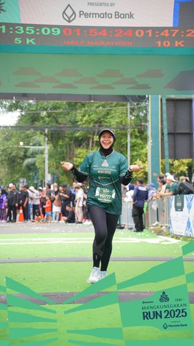 Race photo from Mangkunegaran Run 2025