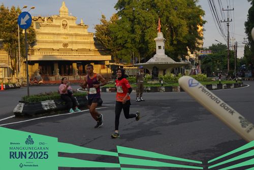 Race photo from Mangkunegaran Run 2025